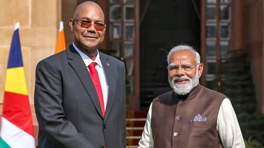 PM Modi Begins Three-Day State Visit to Seychelles, Set to Attend National Day Celebrations