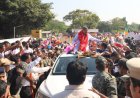 NDA MPs Welcome Dharmendra Pradhan Outside Parliament After Resignation, Felicitate Him with Traditional Pag