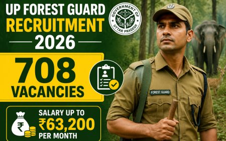UP Forest Guard Recruitment 2026: 708 Vacancies Announced, Salary Up to ₹63,200 Per Month