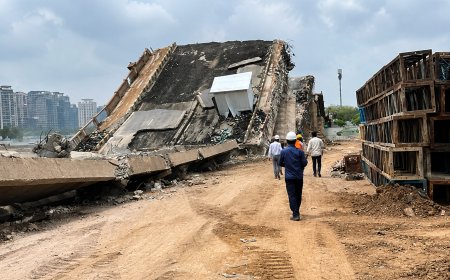 53-Year-Old Subhash Bridge Demolished in Just Three Seconds, Marking the End of a Historic Landmark