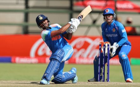 India Crush Afghanistan to Move Within Touching Distance of Tournament Final