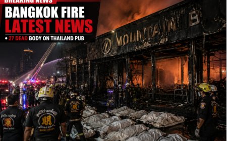 Bangkok Pub Fire Tragedy: Massive Blaze Kills 27, Over 60 Critically Injured in Thailand's Capital