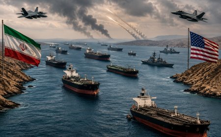 Strait of Hormuz on Edge: Commercial Ships Halt Transit as Overnight US-Iran Strikes Trigger Global Oil Supply Fears