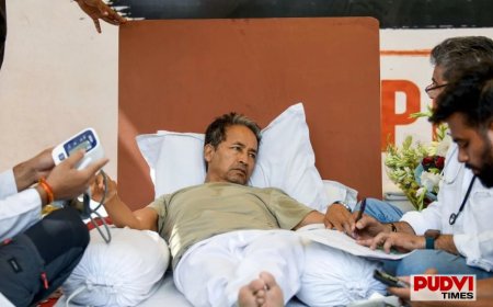 After 20-Day Hunger Strike, Sonam Wangchuk Hospitalised; Delhi Police Clears Jantar Mantar Protest Site