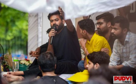 CJP Protest Live: ‘No One Can Stop Us from Reaching Parliament,’ Abhijeet Dipke’s Bold Declaration Ahead of Protest March
