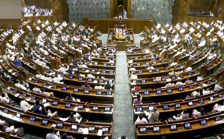 Parliament Monsoon Session LIVE: Lok Sabha Adjourned Till Noon as Opposition Protests Continue, Speaker Om Birla’s Appeals Fail to Restore Order
