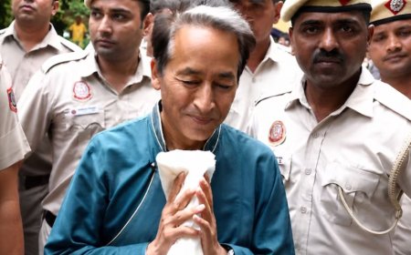 Sonam Wangchuk Visits Rajghat After Hospital Discharge, Says Dharmendra Pradhan's Resignation Is Just the Beginning