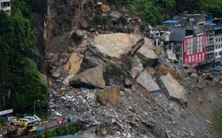 Landslide Kills 11 in Southwest China, Over 50 Still Missing as Massive Rescue Operation Continues