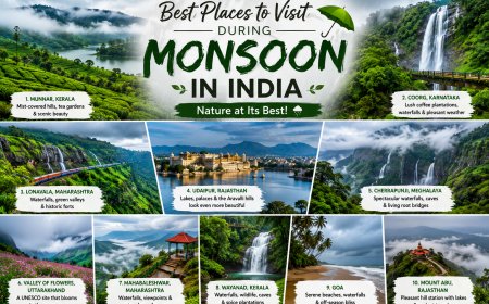 Best Places to Visit During Monsoon in India