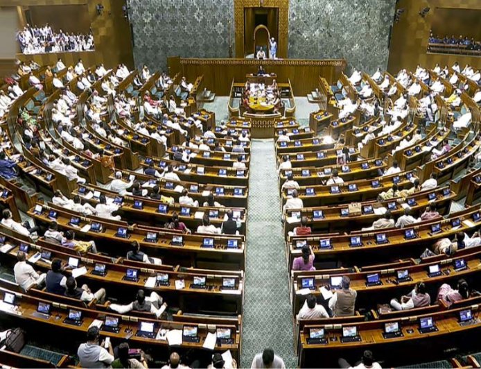 Parliament Monsoon Session LIVE: Lok Sabha Adjourned Till Noon as Opposition Protests Continue, Speaker Om Birla’s Appeals Fail to Restore Order