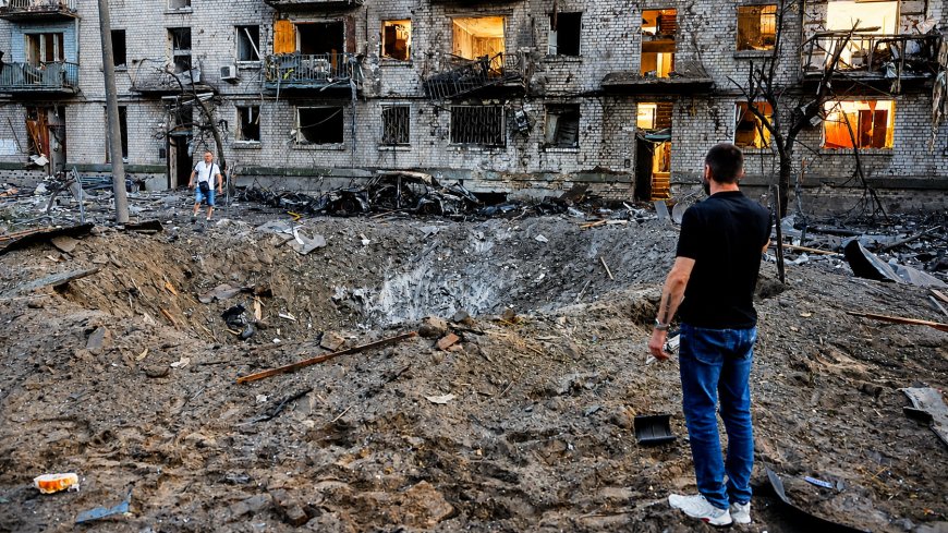 Russia Launches One of Its Largest Air Assaults on Kyiv, Leaving at Least 13 Dead
