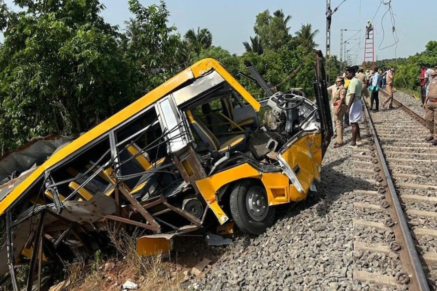 Murshidabad Tragedy: Train Rams Into School Van, 3 Killed Including Two Children