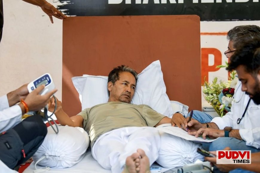 After 20-Day Hunger Strike, Sonam Wangchuk Hospitalised; Delhi Police Clears Jantar Mantar Protest Site