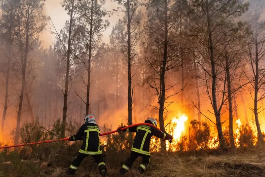 Massive French Wildfire Sparks Lightning Storm, Threatens Areas Near Bordeaux