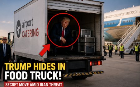 Trump’s Secret Flight Amid Iran Threat: Moved in Catering Truck to Military Jet After Turkey Visit