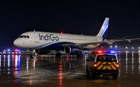 IndiGo Flight Makes Emergency Landing at Chennai Airport After Engine Malfunction