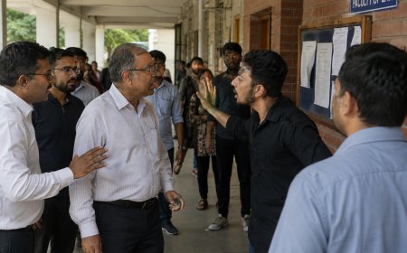 Delhi University PhD Scholar Suspended After Allegedly Slapping Professor; CCTV Captures Incident