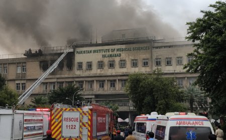 Massive Fire at Islamabad Government Hospital, 15 Newborn Babies Killed
