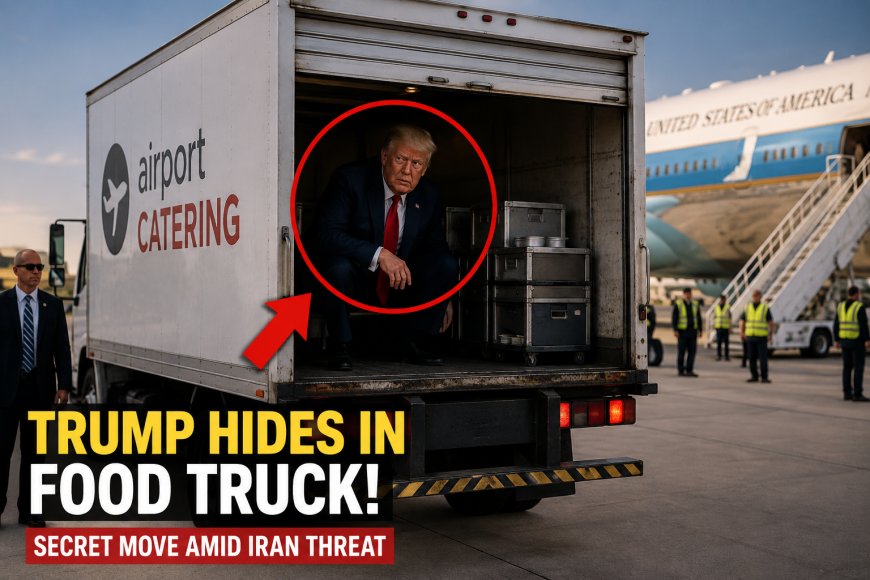 Trump’s Secret Flight Amid Iran Threat: Moved in Catering Truck to Military Jet After Turkey Visit