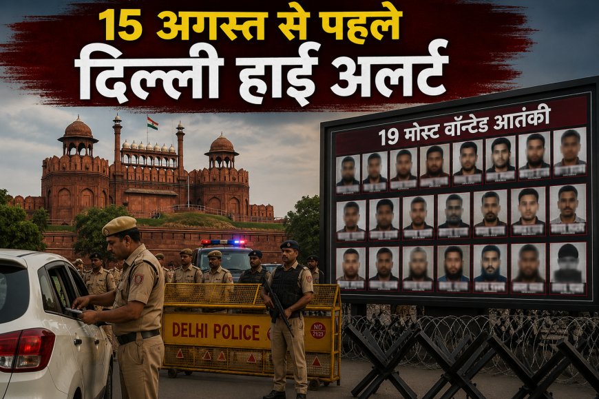 Delhi on High Alert Ahead of August 15, Posters of 19 Most-Wanted Terrorists Released