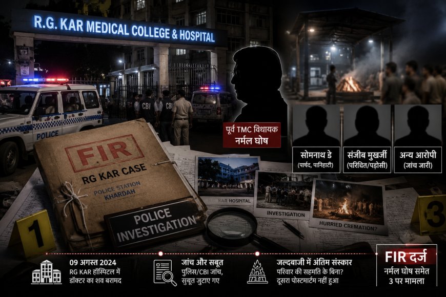RG Kar Case: Former TMC MLA Nirmal Ghosh Among 3 Named in FIR Over Alleged Hasty Cremation