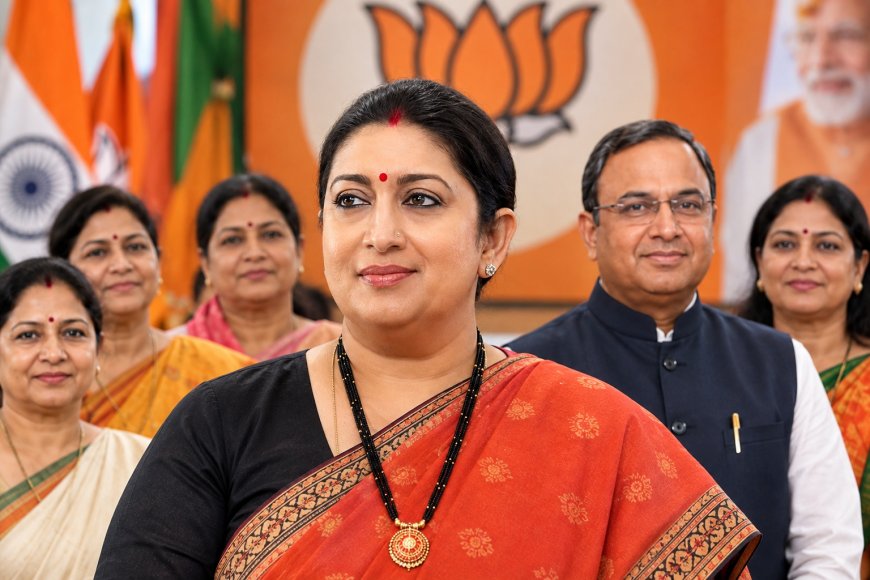 Smriti Irani's Big Comeback: BJP's New Team Puts Women and Experienced Leaders in Focus