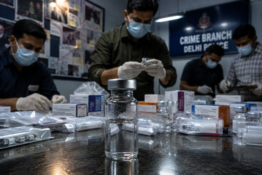 Only Water Found in ₹1 Lakh Cancer Injection: Delhi Crime Branch Busts Alleged Fake Drug Racket