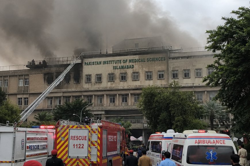 Massive Fire at Islamabad Government Hospital, 15 Newborn Babies Killed