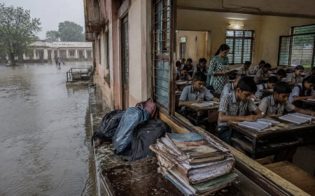 Gujarat Schools May Hold Classes on Holidays to Cover Syllabus After Heavy Rain Disrupts Studies