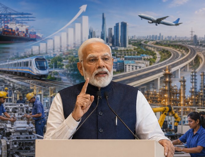 GDP Growth: PM Modi Takes Dig at Rahul Gandhi, Says ‘Some People Are Spreading Lies and Despair’