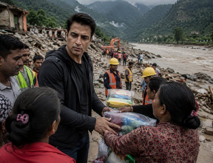 Sonu Sood Reaches Disaster-Hit Nepal, Appeals for Global Help