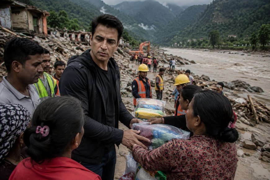 Sonu Sood Reaches Disaster-Hit Nepal, Appeals for Global Help