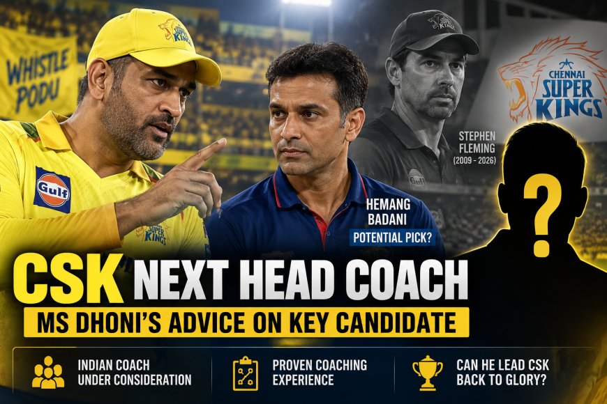 Who Will Be CSK’s Next Head Coach? MS Dhoni’s Preference Puts Hemang Badani in the Spotlight