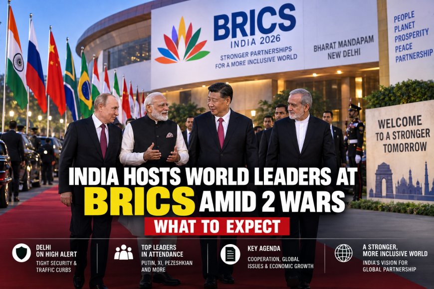India Hosts World Leaders at BRICS Amid Two Wars: What to Expect from the Summit