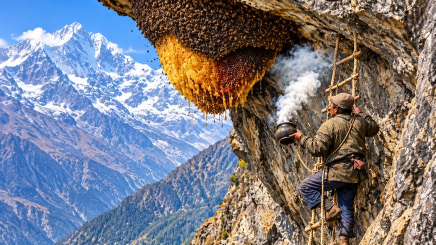 Nepal’s ‘Mad Honey’: The Dangerous Honey Harvested from the Edge of Death