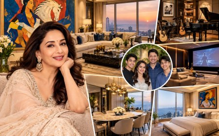 Madhuri Dixit’s ₹48 Crore Mumbai Home: M.F. Husain Paintings, Private Music Room and Family Memories