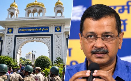 Delhi Bangla Sahib Gurdwara Row: FIR Against Arvind Kejriwal and AAP Leaders After DSGMC Complaint