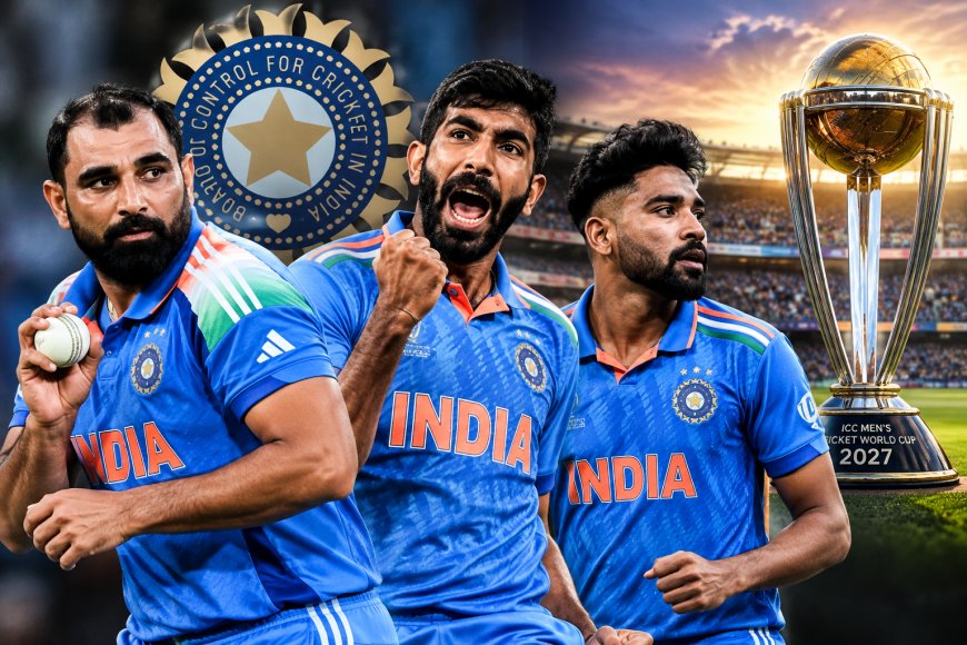 India’s 2027 ODI World Cup Plans: Former Cricketer Backs Shami, Bumrah and Siraj as First-Choice Pacers